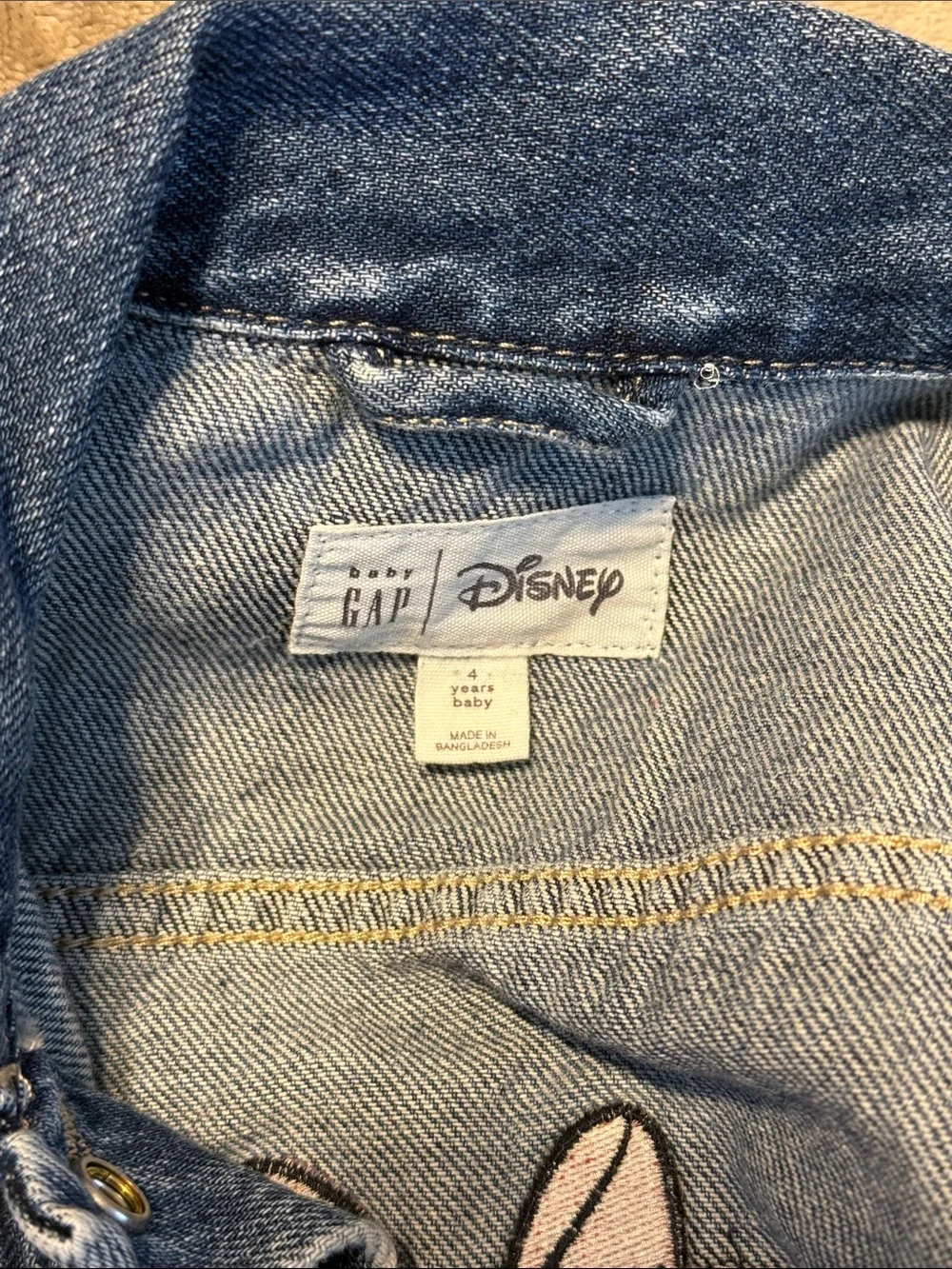 GAP Vintage-Inspired Indigo Denim Jacket 4T